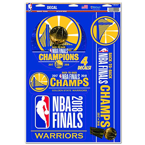 WinCraft Golden State Warriors 2018 NBA Finals Champions 11" x 17" Multi-Use Decal Sheet WinCraft Golden State Warriors 2018 NBA Finals Champions 11" x 17" Multi-Use Decal Sheet