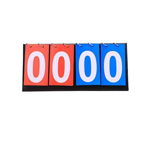 TOYANDONA Scoreboard Flipper Multi Score Keeper Portable Sports Volleyball Basketball Tennis Scoreboards Score Flip Scoreboard for Desktop Countertop Tabletop