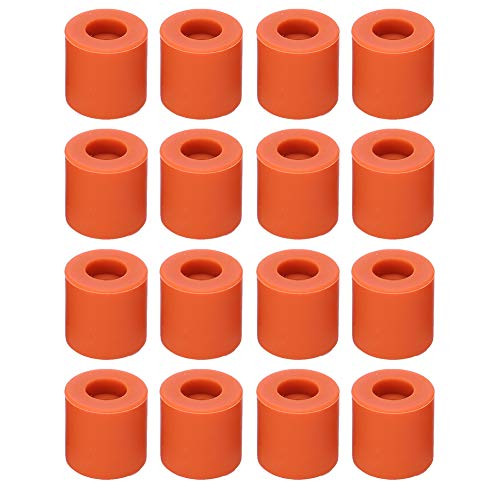Heatbed Silicone Leveling Column, 12Pcs 3D Printer Hot Bed Mounts Column Stable Tool, Heat-Resistant and Wear-Resistant Spring 16mm Silicone Buffer