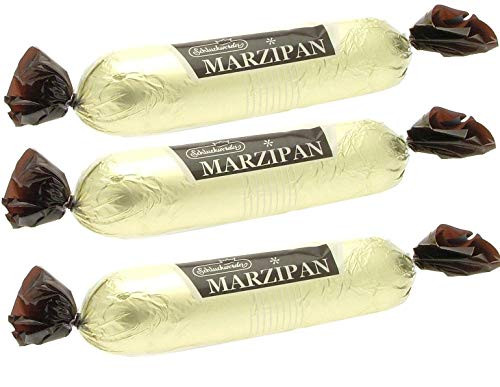 Schluckwerder Marzipan Bar Rich Dark Chocolate Coated x3 100g Bars