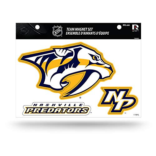 NHL Nashville Predators Die Cut Team Magnet Set Sheet