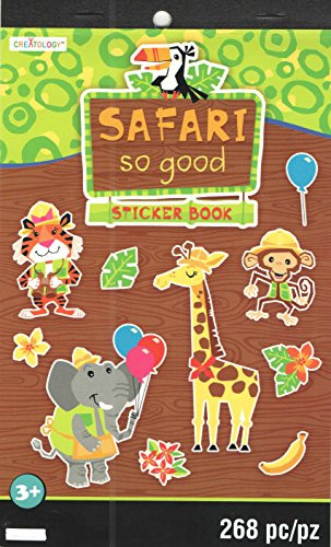 Creatology Sticker Book ~ Safari So Good -an Animal Adventure; 268 Stickers-