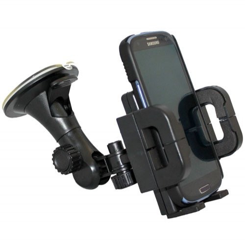 Xenda Universal Windshield Car Mount Window / Desk Suction Cup Cell Phone Holder Stand for Alltel Blackberry Torch 9850 - Alltel Blackberry Bold 9930 - Alltel HTC One V - Alltel LG Ignite