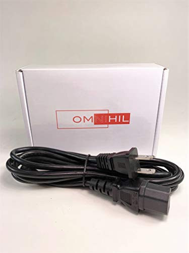 [UL Listed- OMNIHIL 8 Feet Long AC/DC Power Cord Compatible with IROBOT ROOMBA I7 plus -7550-