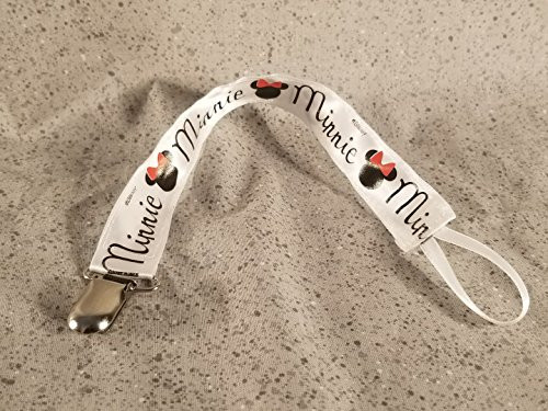 Minnie Mouse Pacifier Clip