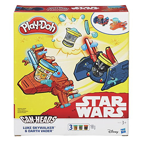 Play-doh Star Wars Luke Skywalker Vs Darth Vader Can Heads by Play-Doh Play-doh Star Wars Luke Skywalker Vs Darth Vader Can Heads by Play-Doh