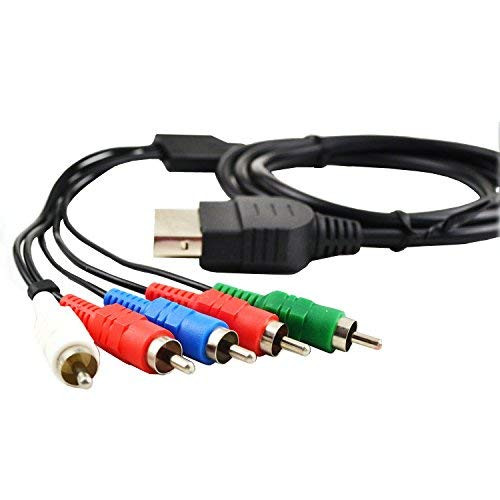 OSTENT Component Audio Video HDTV AV Cable Compatible for Microsoft Xbox Old Generation Console