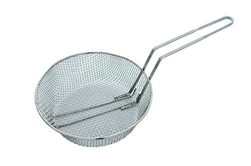 Update International (CUB-12S) 12" Nickel-Plated Fine Mesh Culinary Basket
