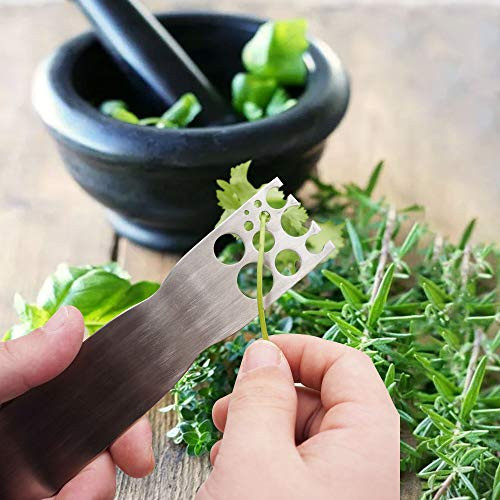 Stainless Steel Herb Stripper, Kale and Herb Stripping Tool/Vegetable Leaf Remover/Separator, Kitchen Gadgets