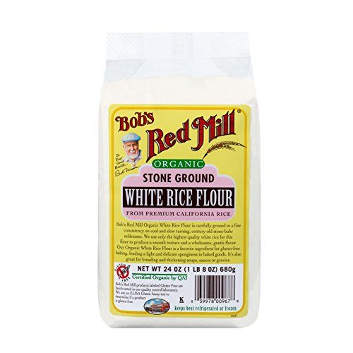Bob's Red Mill White Rice Flour, Organic, 24-Ounce Packages (Pack of 4)