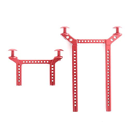 RZXYL Aluminum Front and Rear Body Post Mounts for Traxxas TRX-4 RC Car -Red-