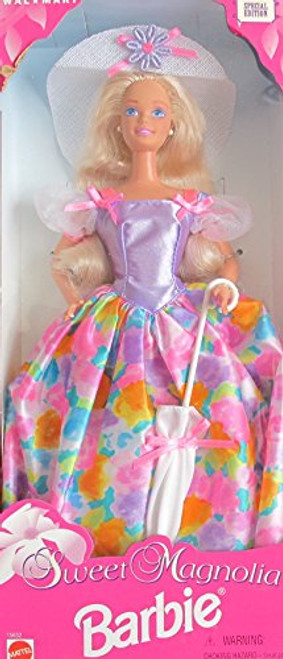 SWEET MAGNOLIA BARBIE DOLL w Sun HAT & UMBRELLA Wal*Mart SPECIAL EDITION (1996) SWEET MAGNOLIA BARBIE DOLL w Sun HAT & UMBRELLA Wal*Mart SPECIAL EDITION (1996)