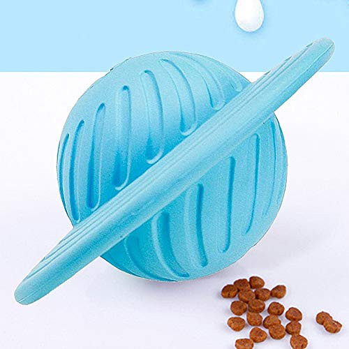 SHUNING Dog Toy Treat Ball Natural Rubber IQ Chew Ball Interactive Food Dispensing Puzzle Toys for Puppy Medium Dogs