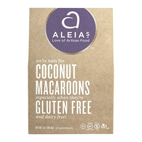 Aleia's Gluten Free Coconut Macaroon Cookies 9oz (Pack of 2)