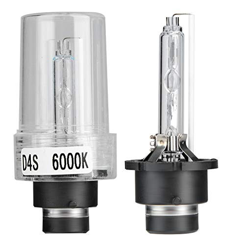 KIMISS Xenon Headlight, 2Pcs D4S 6000K 35W Car Front Headlight Xenon Lamp Replacement Bulbs