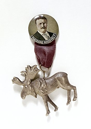 Bull Moose Campaign 1912 Ncampaign Button With Pendant For Theodore RooseveltS Progressive Bull Moose Party In The 1912 Presidential Campaign Poster Print by (18 x 24)