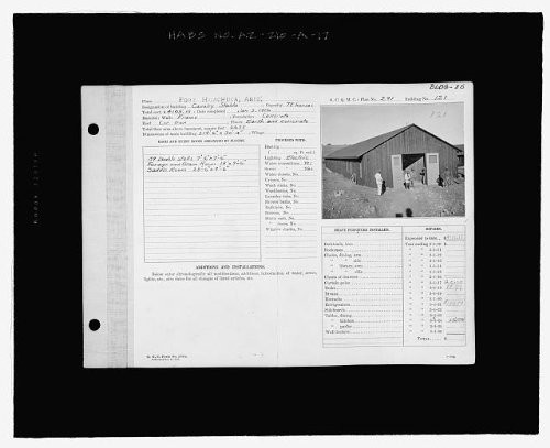 HistoricalFindings Photo: Fort Huachuca,Cavalry Stable,Sierra Vista,Cochise County,Arizona,AZ,HABS,16 HistoricalFindings Photo: Fort Huachuca,Cavalry Stable,Sierra Vista,Cochise County,Arizona,AZ,HABS,16