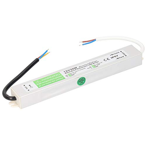 Low Voltage Power Supply Transformer High Efficiency AC90?250V Waterproof LED Power Supply Driver Power Supply Adapter Aluminum Alloy for Electronic-DC12V-