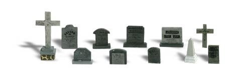 Woodland Scenics O Tombstones WOOA2726