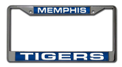 Rico Industries NCAA Memphis Tigers Standard Chrome License Plate Frame