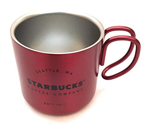 Starbucks 2017 Red Christmas Espresso Stainless Steel 3 Ounce Demi Mug