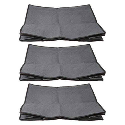 Jetamie Foldable Storage Bag Organizers Great for Clothes Blankets Closets Bedrooms Underwear Storage Divider Boxes Underwear Storage Bag