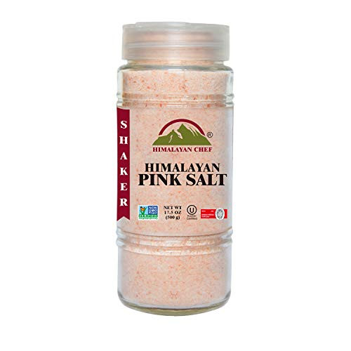 Himalayan Chef Himalayan Salt, Fine-Glass Shaker-17.5 Oz