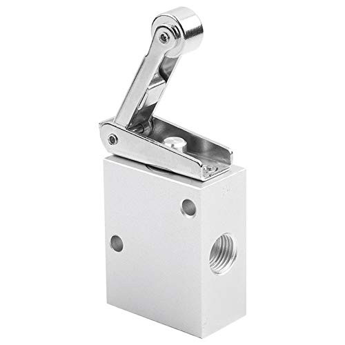 Mechanical Valve, PT 1/4 Thread 2 Position Pneumatic Switch, Stable for Pressure System for Small Cylinder