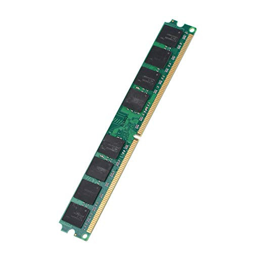 DDR2 2GB RAM 800MHz Memory Module, Stable Fast Data Transmission 240PIN, High Anti-Interference and Antistatic Compatible for Intel/AMD, Plug and Play