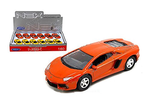 WELLY 1:60 DISPLAY - LAMBORGHINI AVENTADOR LP700-4 2PCS 58258D