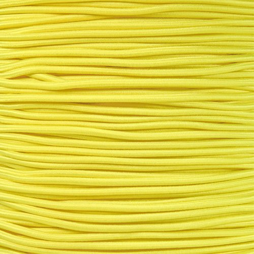 West Coast Paracord Bungee Elastic Nylon Shock Cord -1/8 Inch x 50 Feet, Neon Yellow-