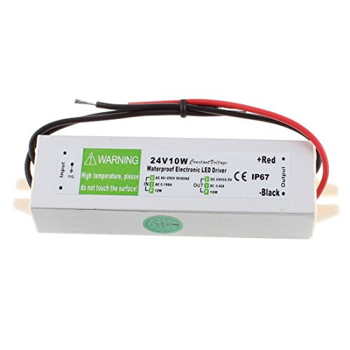 joypjlit AC90-250V to Dc24v 10w LED Transformer Power Supply Led Driver Waterproof Outdoor Use Ip67