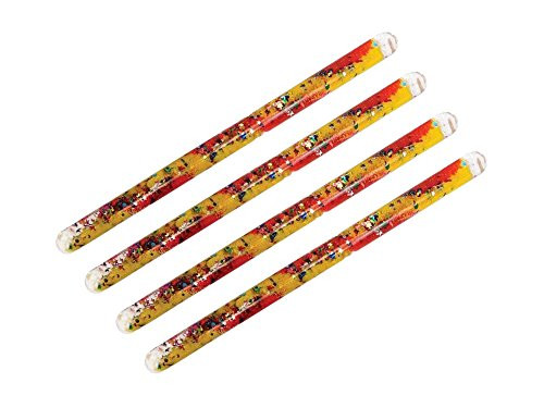 Set of 4 Toysmith Jumbo Spiral Glitter Wand (Assorted Colors) bundled by Maven Gifts