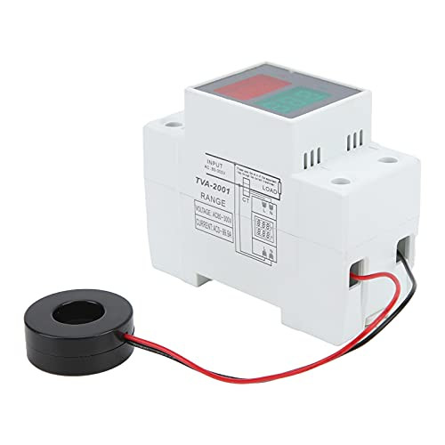 2001 Voltmeter Ammeter AC 80-300V 0-99.9A Dual Display Voltage Current Meter Multimeter Monitor with Transformer