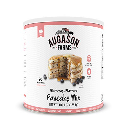 Augason Farms Blueberry Pancake Mix 3 lbs 7 oz No. 10 Can Augason Farms Blueberry Pancake Mix 3 lbs 7 oz No. 10 Can