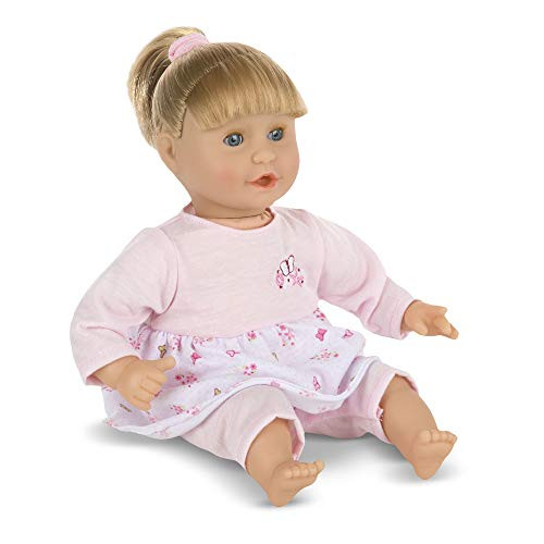 Melissa & Doug Mine to Love Natalie 12-Inch Soft Body Baby Doll With Hair and Outfit Melissa & Doug Mine to Love Natalie 12-Inch Soft Body Baby Doll With Hair and Outfit