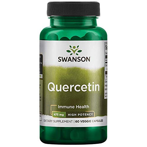 Swanson High Potency Quercetin 475 Milligrams 60 Veg Capsules