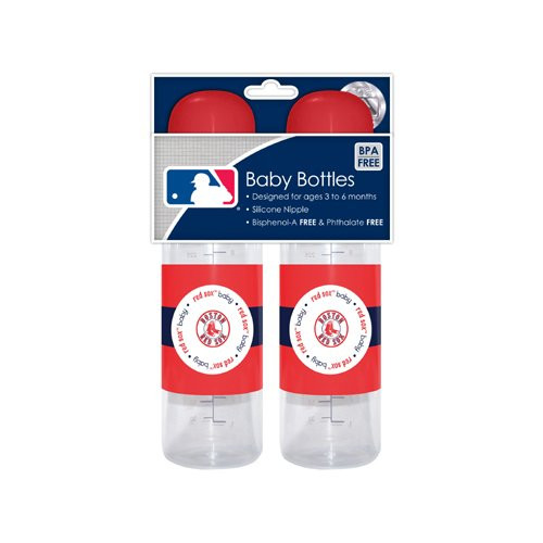 MLB Boston Red Sox Baby Bottles, 2-Pack MLB Boston Red Sox Baby Bottles, 2-Pack