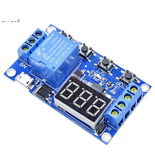 WS16 USB Relay Controller Micro Relay 5V 24V Timer Module LED 12V Display Automation Cycle Delay Off Switch Delay Time Relay