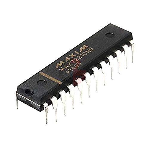 5PCS MAX7221CNG MAX7221 8-Digit LED Display Driver IC DIP-24
