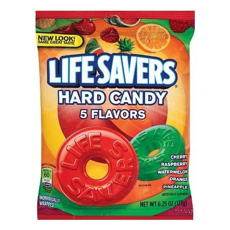LifeSavers Hard Candy 5 Flavor -Pack of 2-6.25 oz.