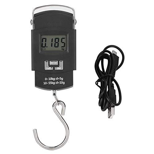 Portable Electronic Digital Scale, 50KG Electronic LCD Display Scale Spring Scale with Hook for Luggage Postal Parcel Weighing Portable Electronic Digital Scale, 50KG Electronic LCD Display Scale Spring Scale with Hook for Luggage Postal Parcel Weighing