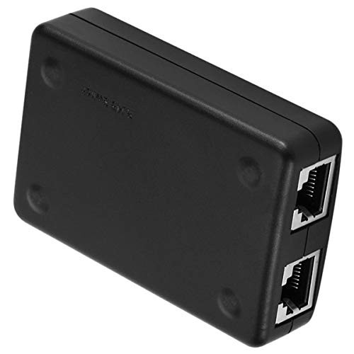 SOONHUA Network Switch, 2- Port Rj45 Network Switch Box, Computer Ethernet Network Splitter Adapter, Switch Freely Between Intranet and Extranet, Support 2 in 1 Out Or 1 in 2 Out