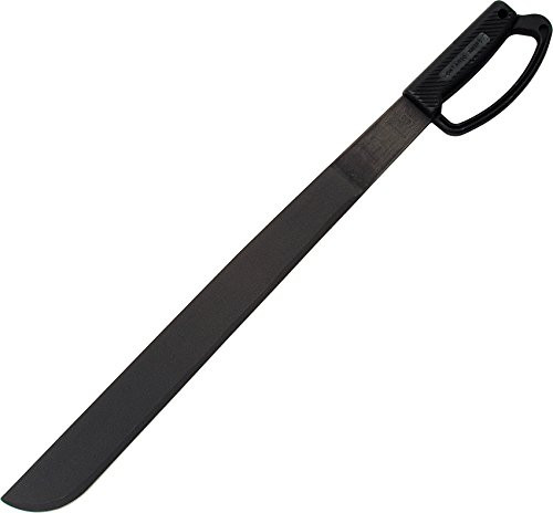 Ontario Knife Company 8519 Heavy Duty Knife with"D" Black Handle - Retail Package, 22" Ontario Knife Company 8519 Heavy Duty Knife with"D" Black Handle - Retail Package, 22"