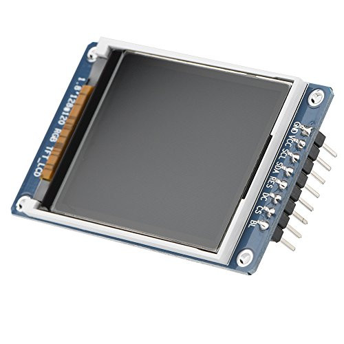 fosa 1.8inch SPI Interface TFT 128 x 160 Color LCD Screen Display Controller Module, Adjustable Horizontal or Vertical Screen Support 3.3V Power Supply