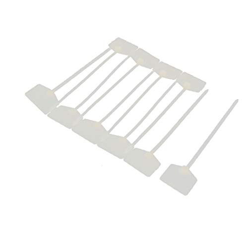 X-DREE 10pcs Nylon Network Cable Cord Wire Label ID Tags Zip Ties Strap 120mm -Lot de 10 câbles reseau Fil Nylon Cordon-etiquette d'identite-etiquettes sangle serre 120 mm