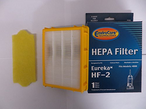 EnviroCare Replacement HEPA Vacuum Cleaner Filter Set Designed to Fit Eureka HF-2 Filters and 70082 Filters