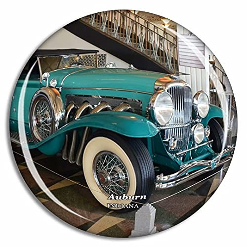 Auburn Cord Duesenberg Automobile Museum Indiana USA Fridge Magnet Travel Gift Souvenir Collection 3D Crystal Glass Auburn Cord Duesenberg Automobile Museum Indiana USA Fridge Magnet Travel Gift Souvenir Collection 3D Crystal Glass
