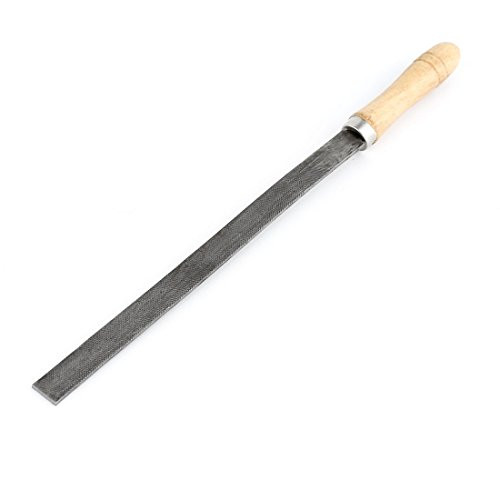 Aexit Wood Handle Files  and  Rasps 10.8" Length Flat Grinding File Handles File Cutter