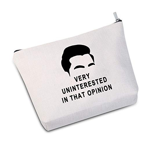 JXGZSO Very Uninterested In The Opinion Cosmetic Bag Makeup Bag For Women -In The Opinion white 2.0-